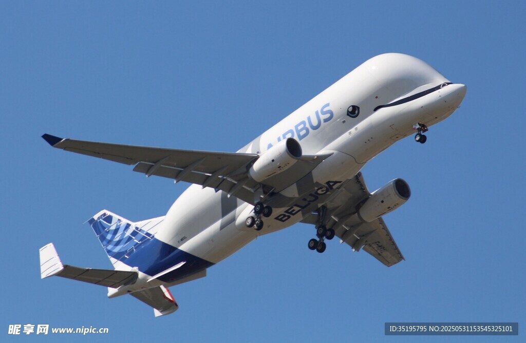 空中飞行的大型客机