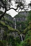 山间瀑布美景