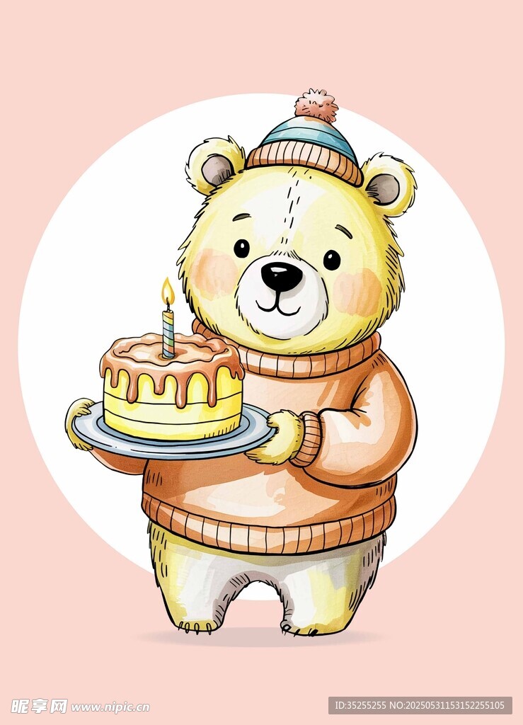 卡通小熊