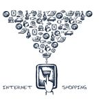 互联网购物创意概念图
