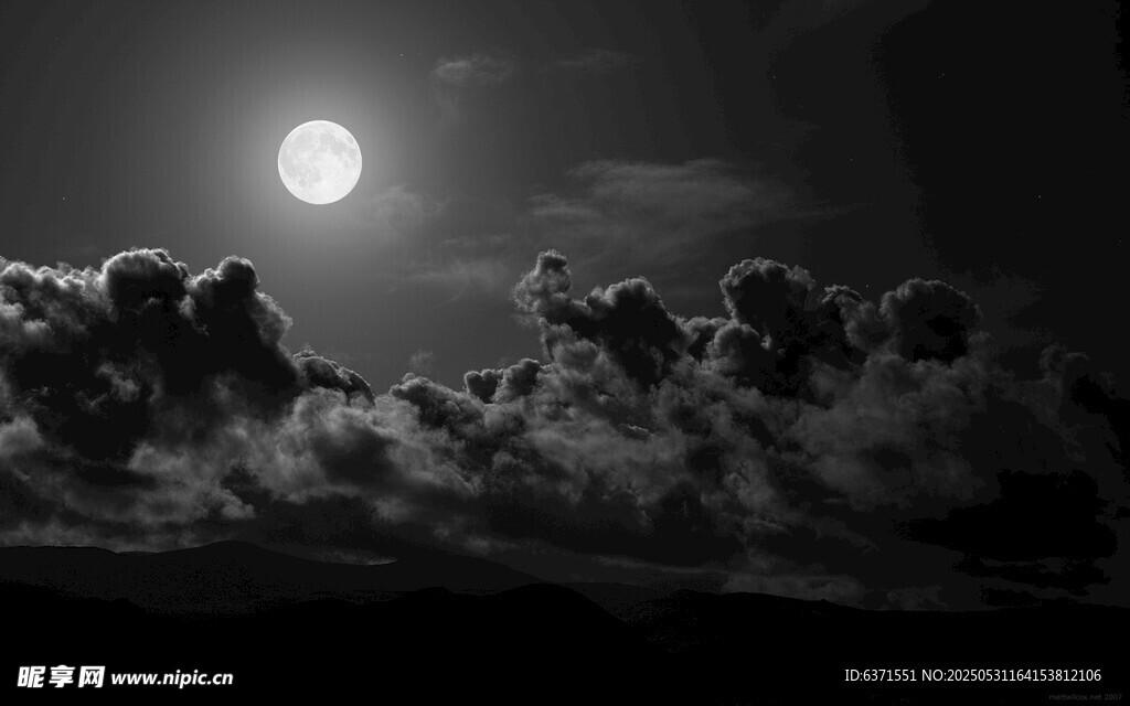 黑暗夜色背景