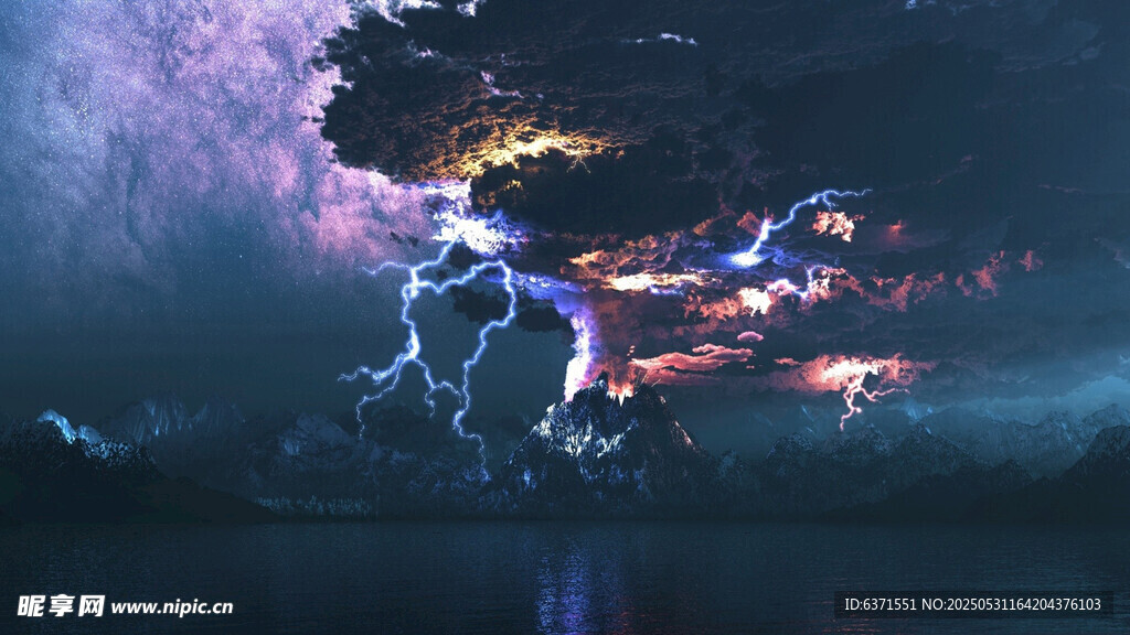 奇幻合成背景