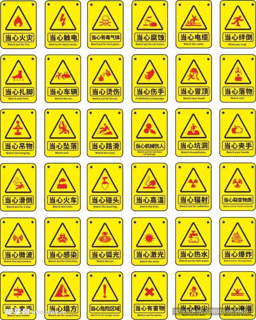 禁止安全标识