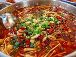 麻辣鲜香诱人的美味火锅面