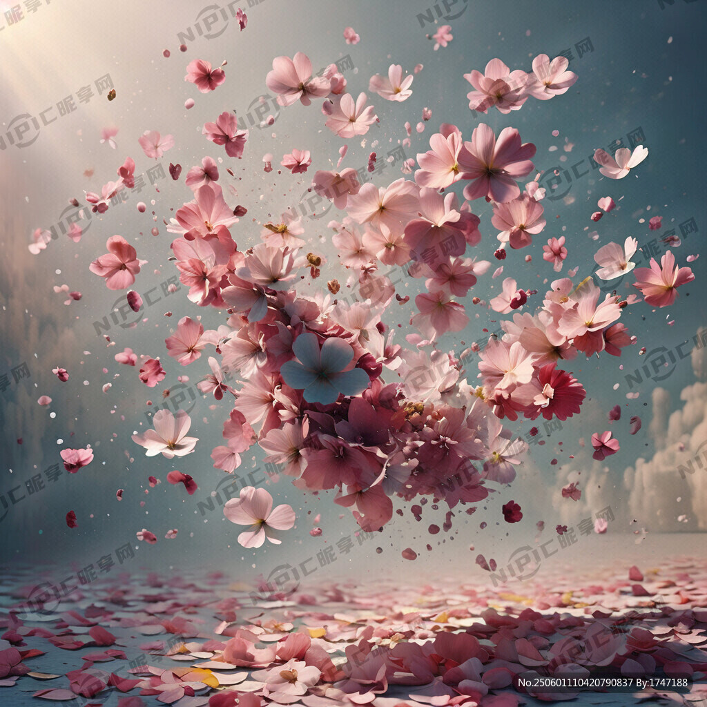花瓣飞舞