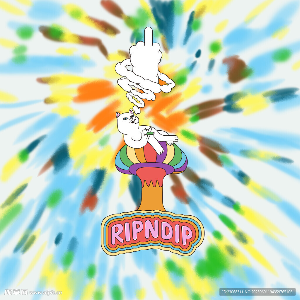 RIPNDIP品牌多彩卡通形象