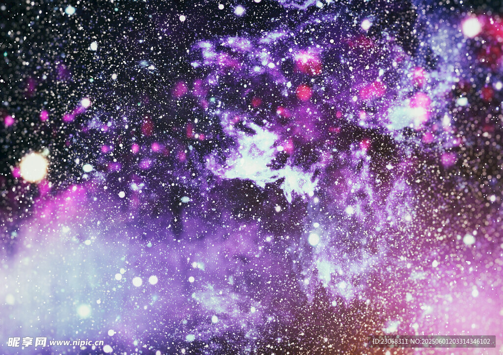 梦幻绚丽的浩瀚星空世界