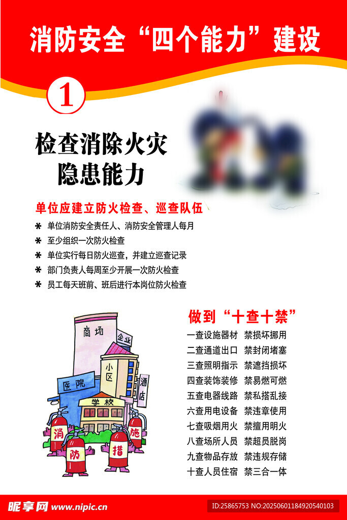 消防安全四个能力建设宣传
