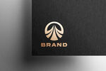烫金logo图案样机