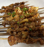 美味烤肉串诱人呈现 鹤岗小串
