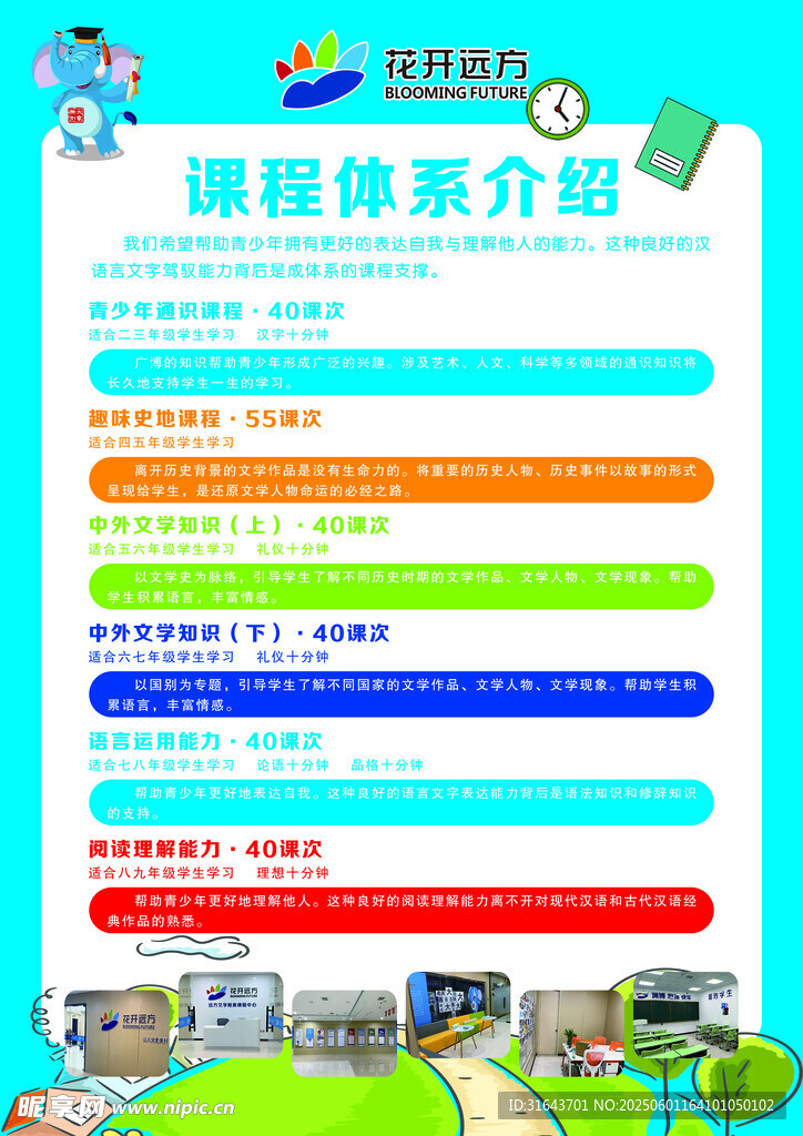 课程体系介绍宣传页