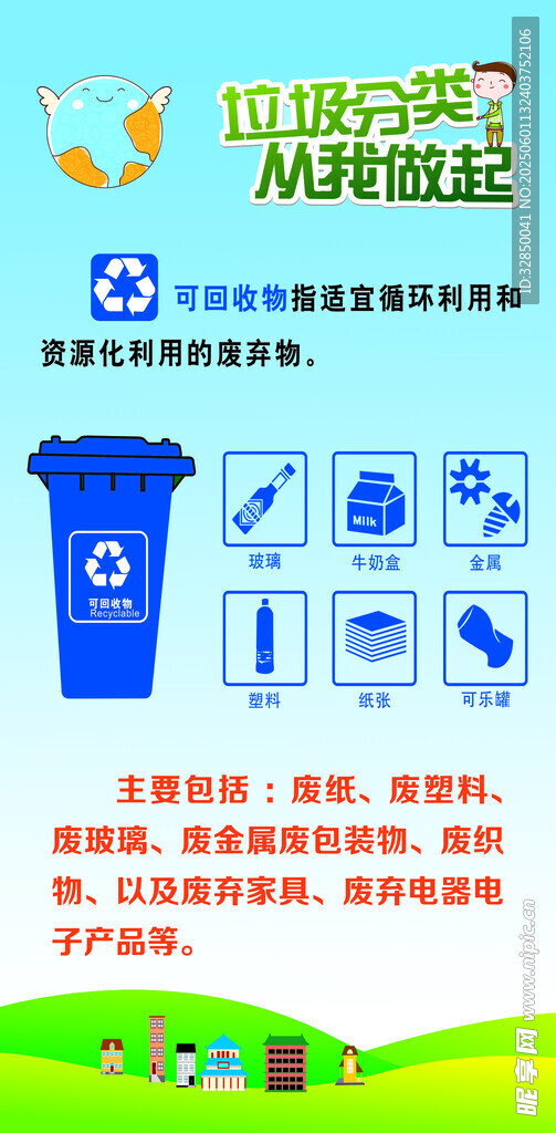 垃圾分类宣传海报
