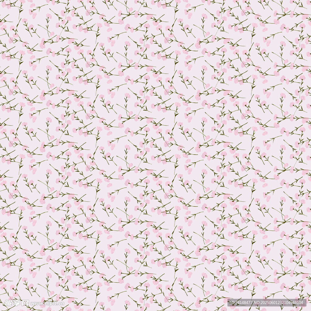 粉色花卉纹理图案背景