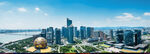 现代都市天际线景观