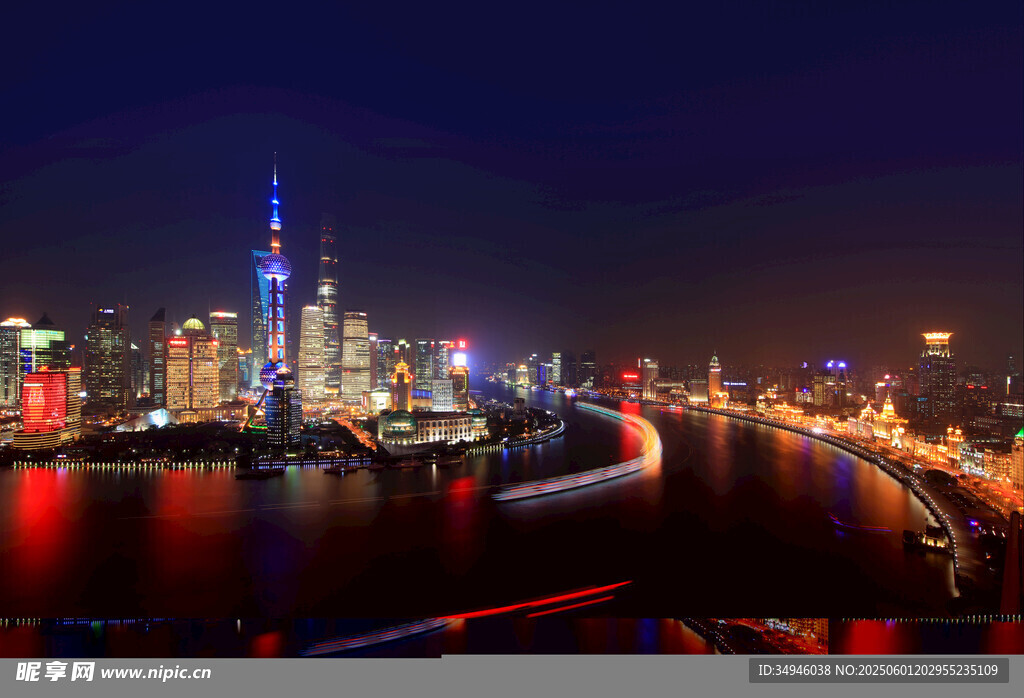 上海外滩璀璨夜景