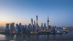 上海外滩璀璨城市天际线