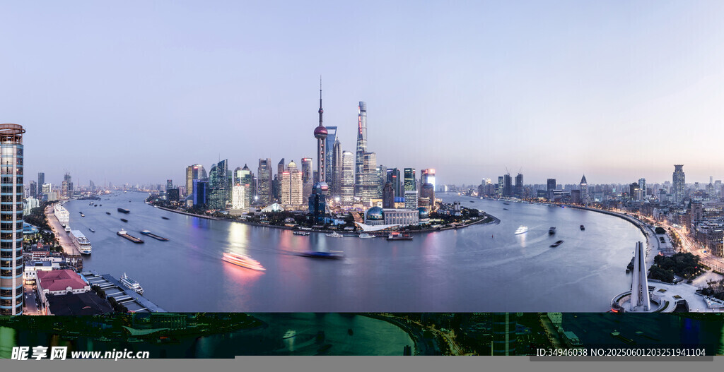 迪拜城市天际线美丽景观