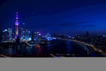 上海璀璨夜景俯瞰图