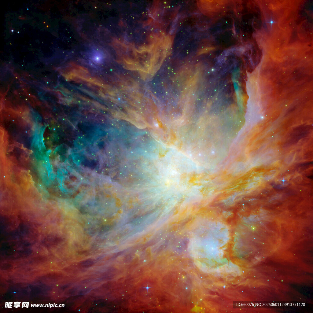 绚丽星云宇宙奇观