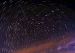 梦幻星轨夜空美景