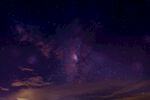 梦幻星空夜景