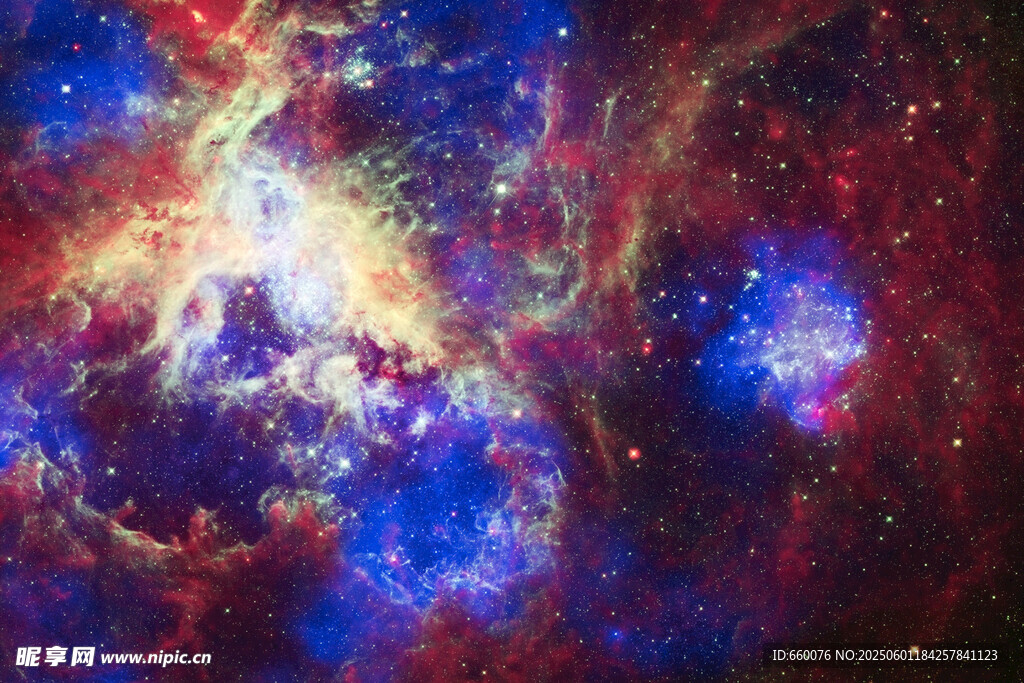 绚丽星云宇宙奇观