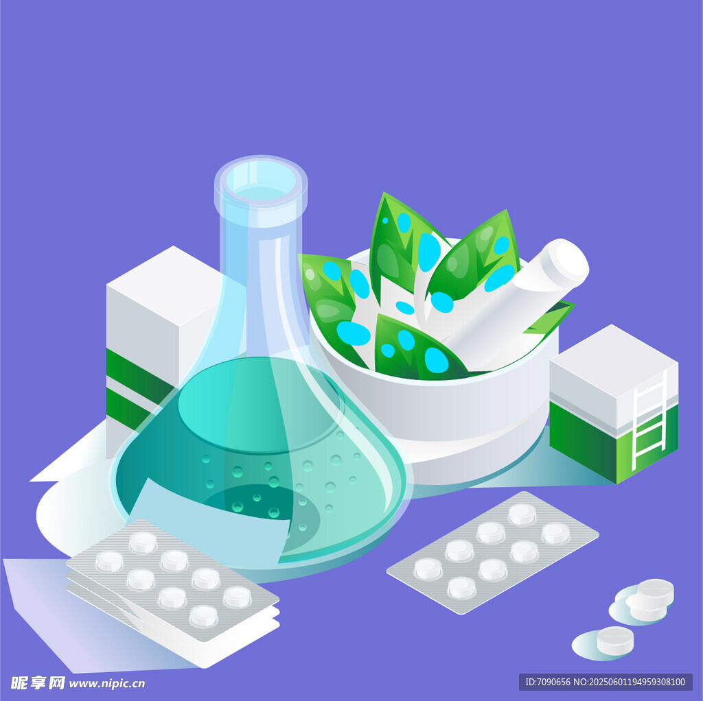 实验室中的医药研发场景