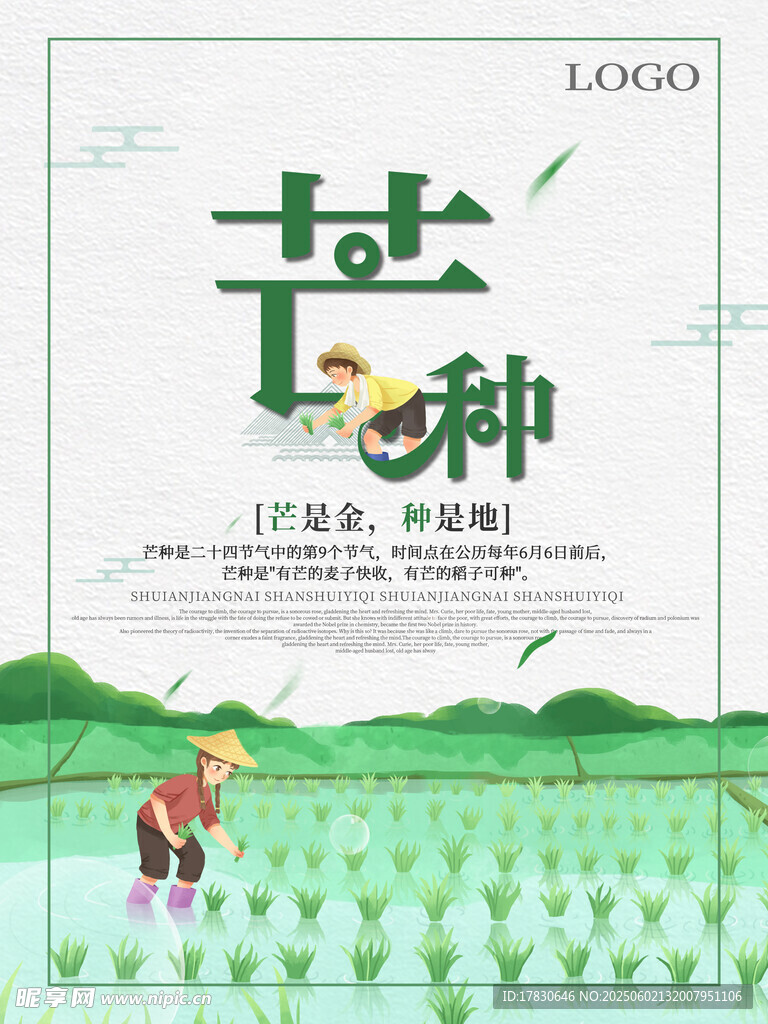 芒种海报