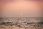海上落日