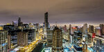 繁华都市夜景璀璨灯火