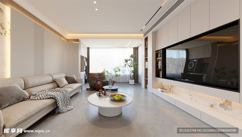 现代简约风客厅室内设计