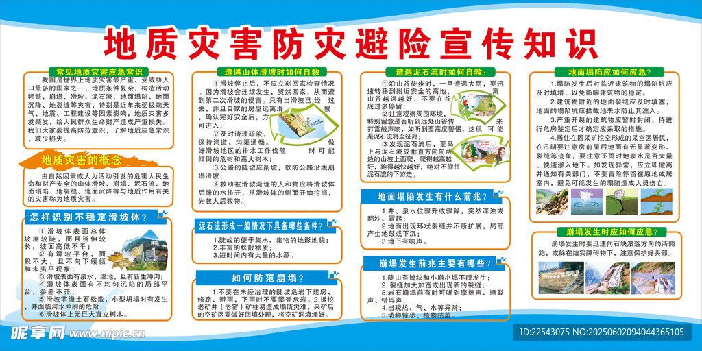 地质灾害宣传栏