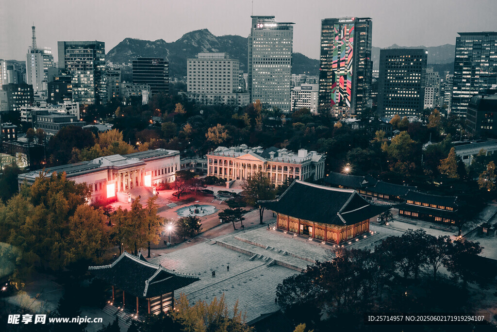 古今交融的城市景观
