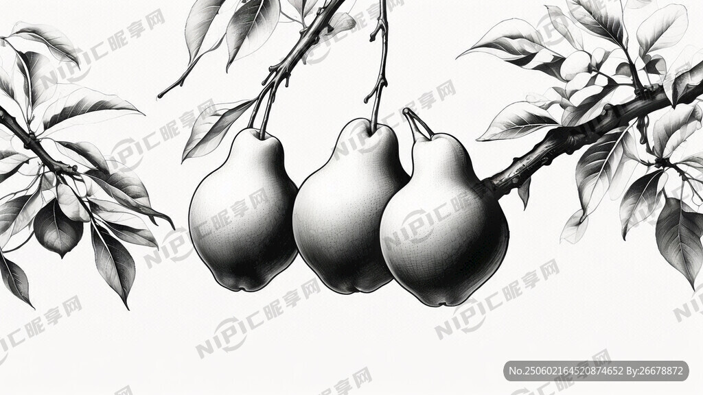 需要一幅黑白线稿图 有云朵