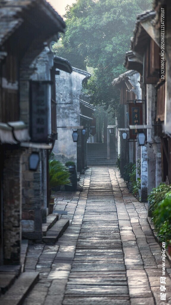古巷悠悠石板路