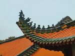 中式古建筑飞檐一角