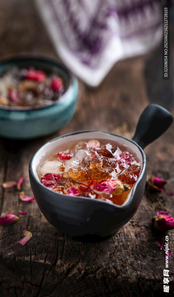 玫瑰花瓣茶 温馨浪漫饮品