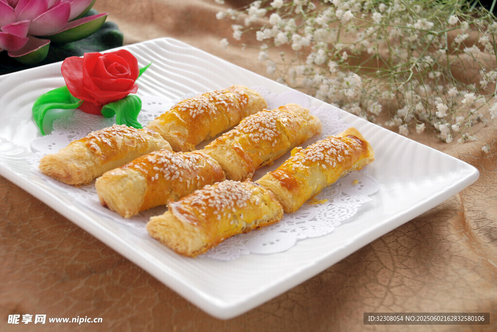 美味撒糖面包棒