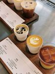 多样精美咖啡饮品展示