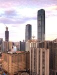 都市天际线 高楼林立景观