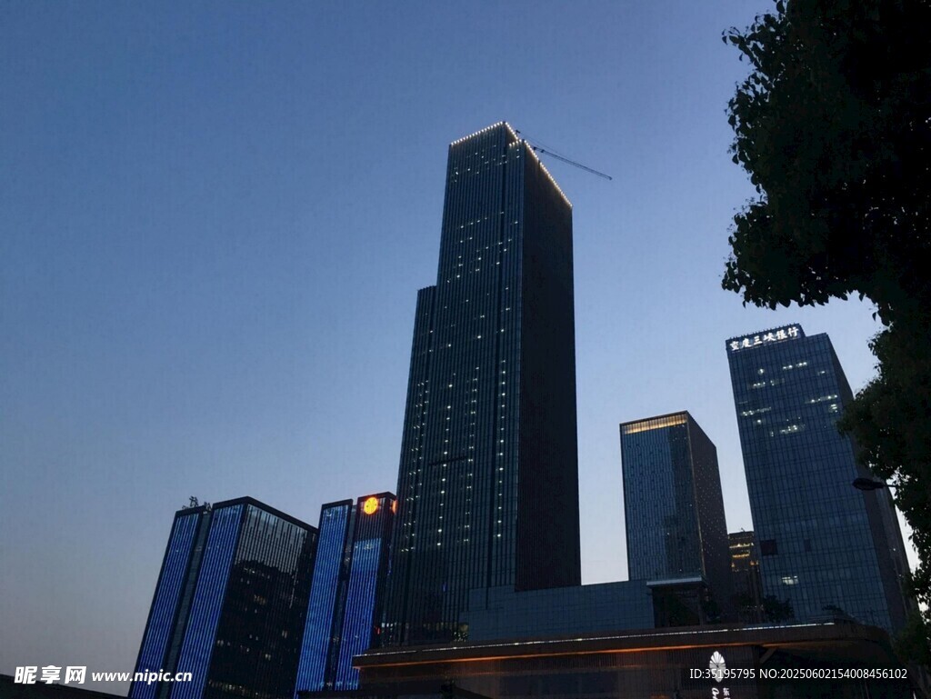 城市高楼夜景