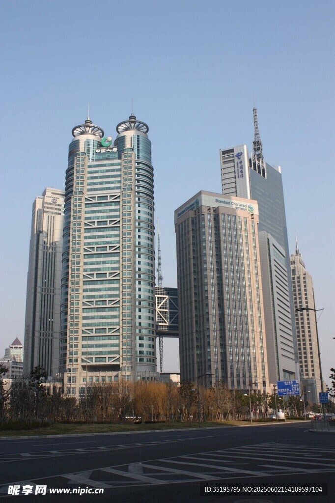 都市高楼林立景观