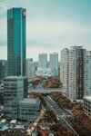 城市高楼景观俯瞰图
