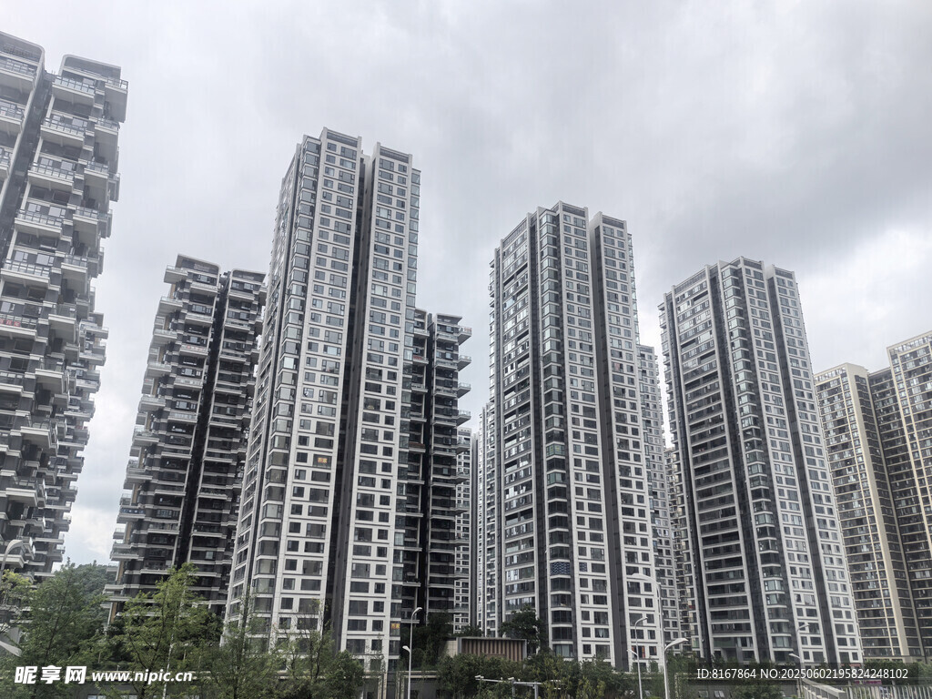 城市高楼林立景观