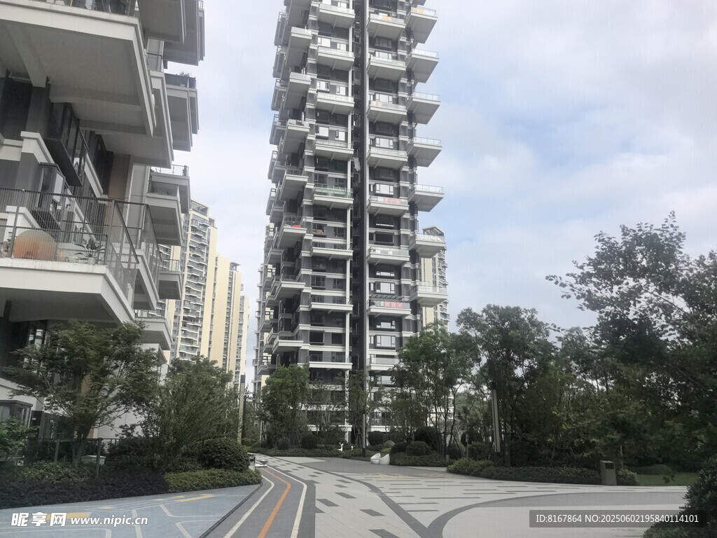 现代高层住宅景观