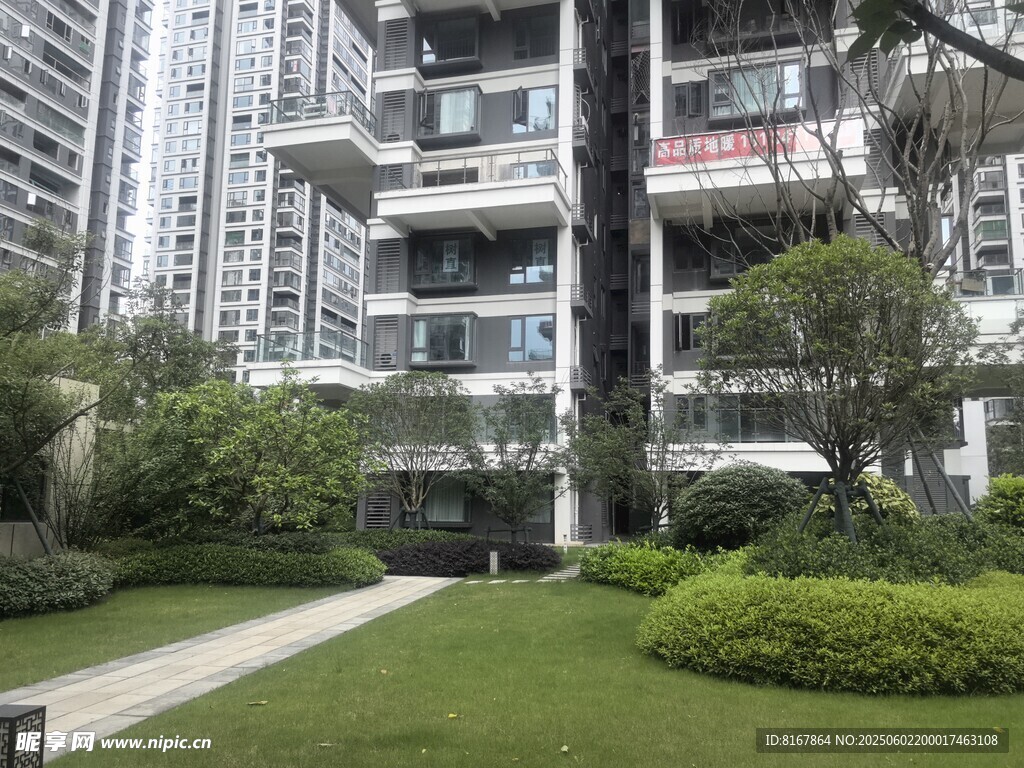 现代小区绿化景观