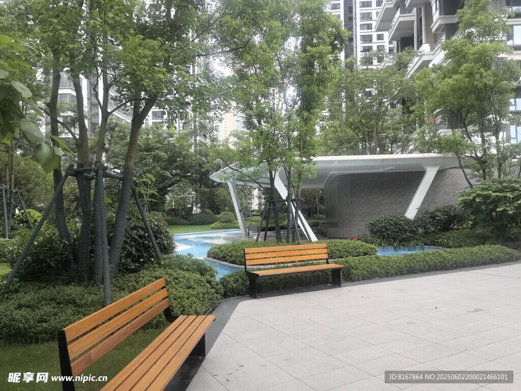 城市公园休闲角落景观