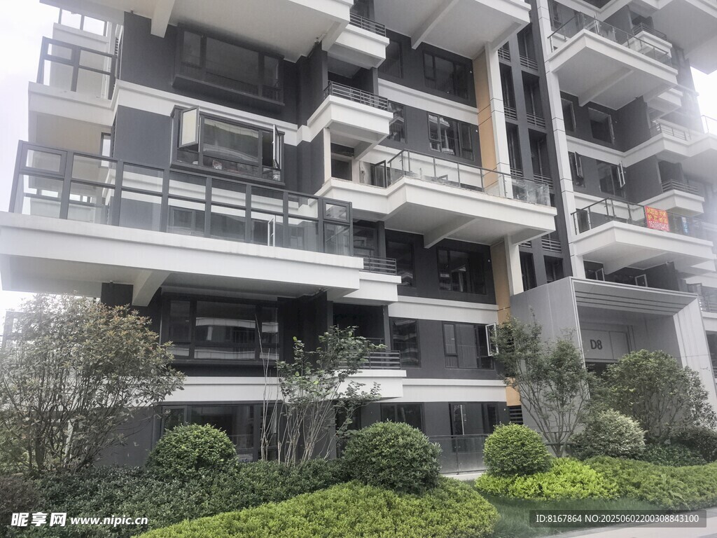 现代风格高层住宅外观