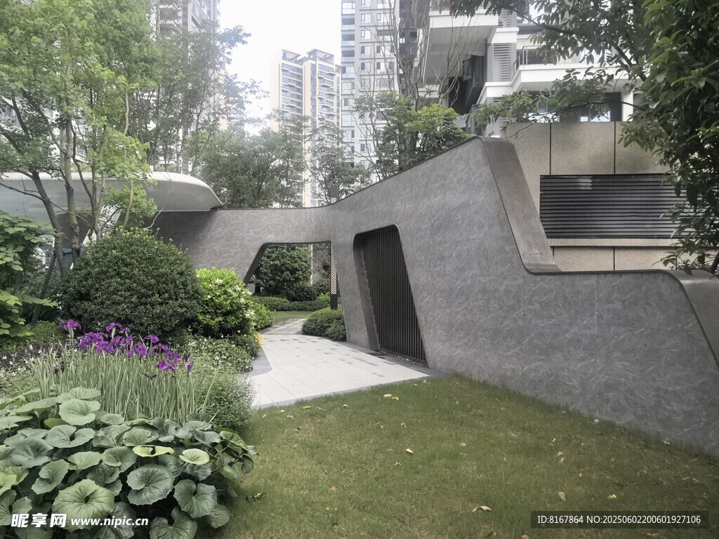 现代庭院景观设计一角