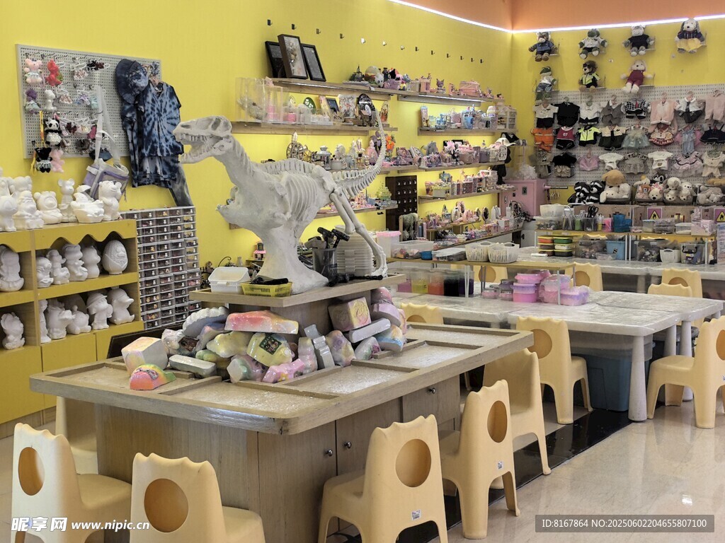 儿童手工店内部场景展示